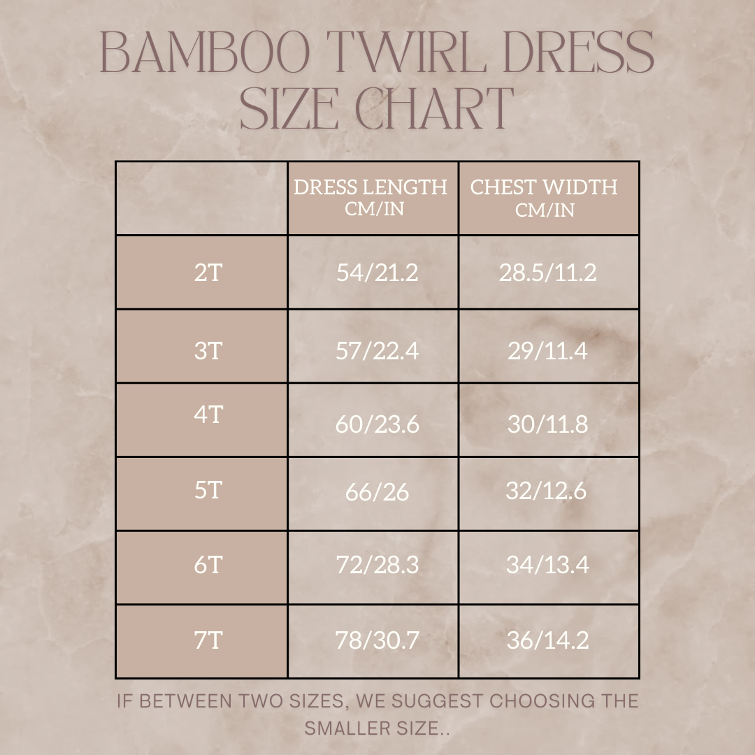 Bamboo Twirl Dress - Lupins