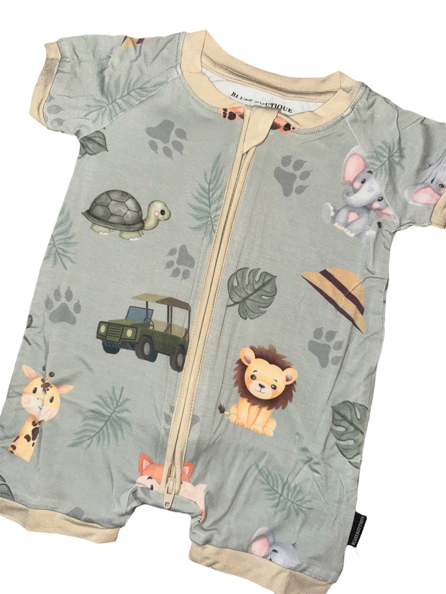 Blues Safari Bamboo Shortie