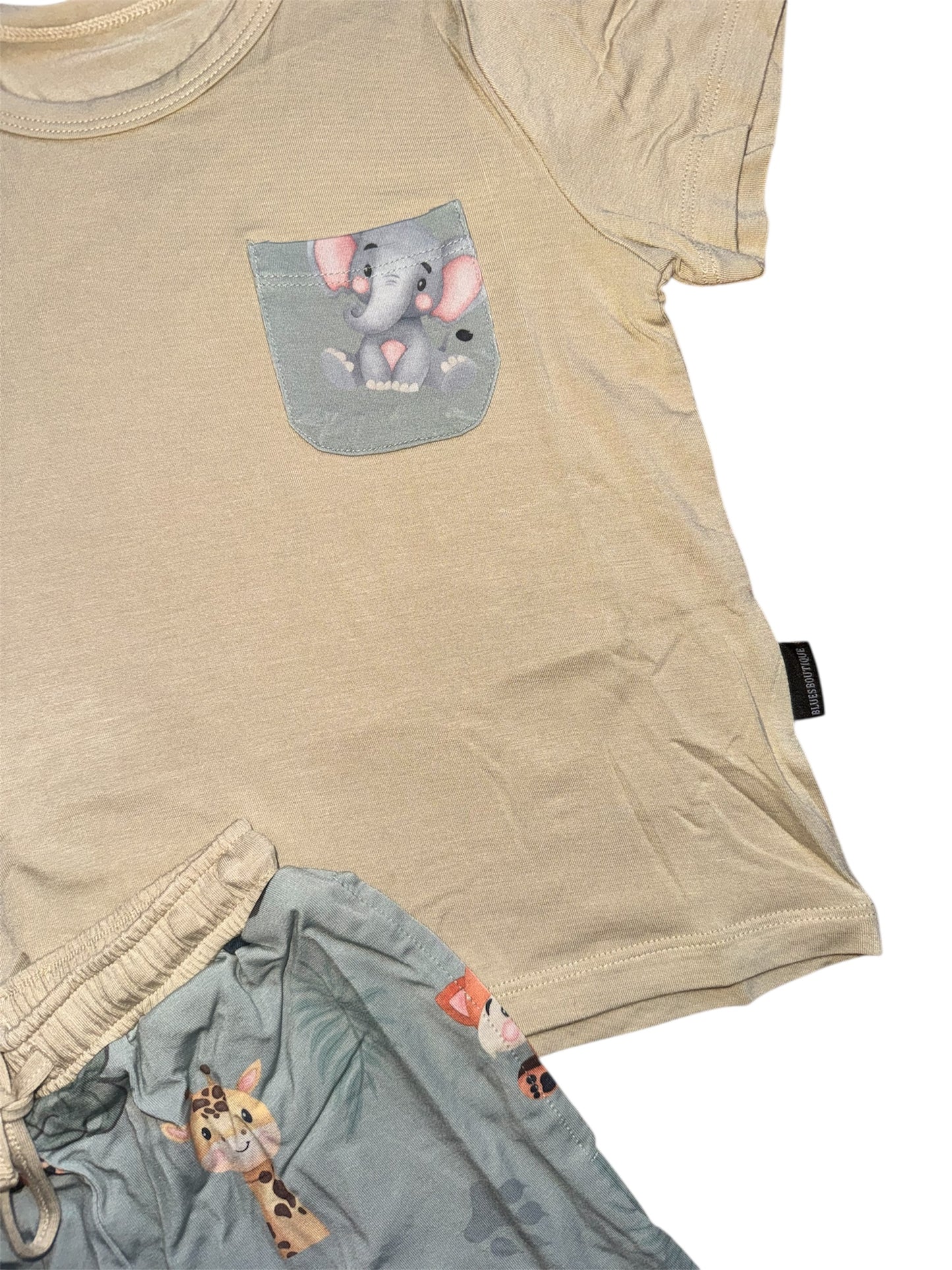 Blues Safari 2 Piece Bamboo Daywear Set