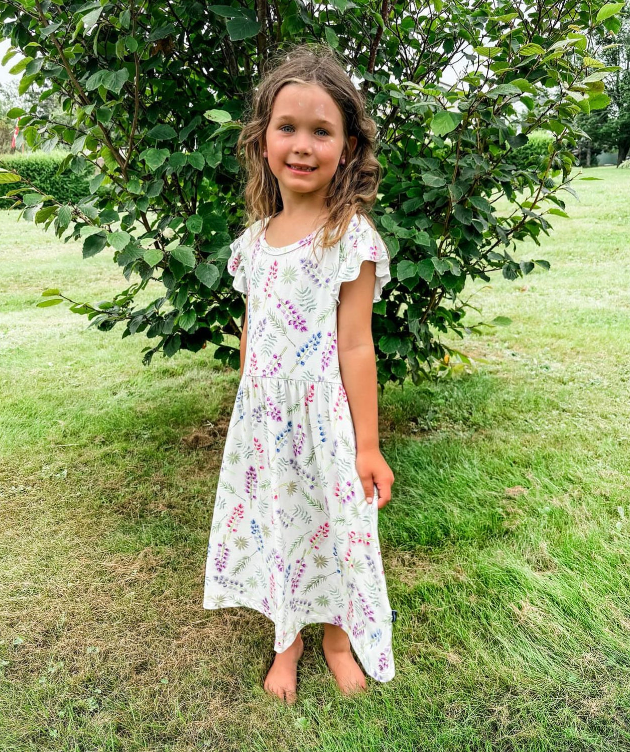 Bamboo Twirl Dress - Lupins