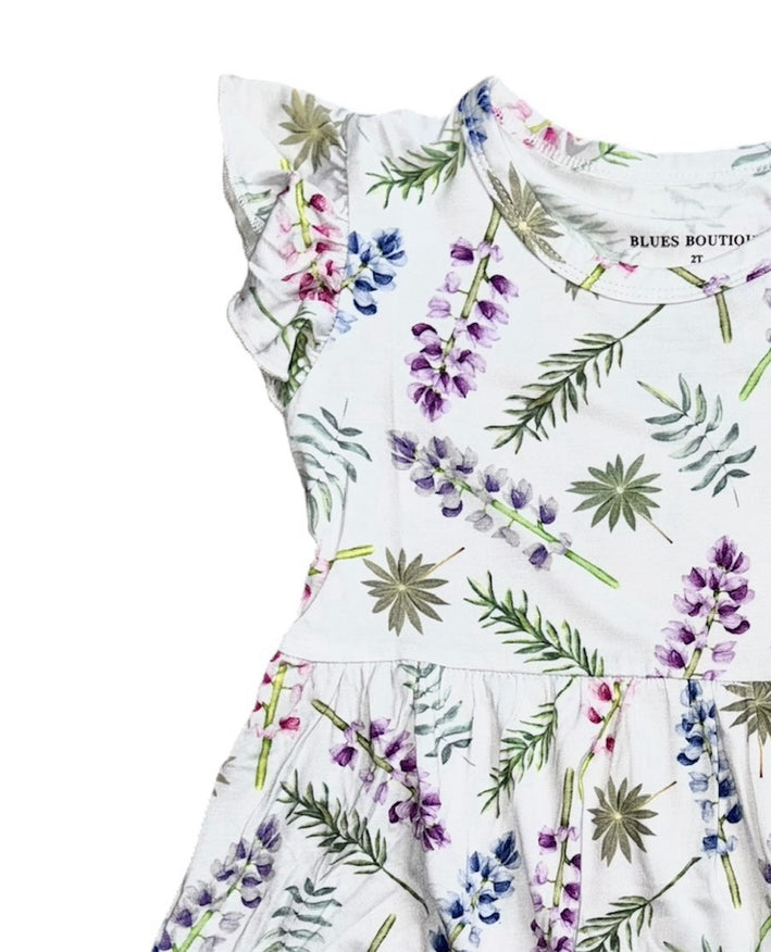 Bamboo Twirl Dress - Lupins
