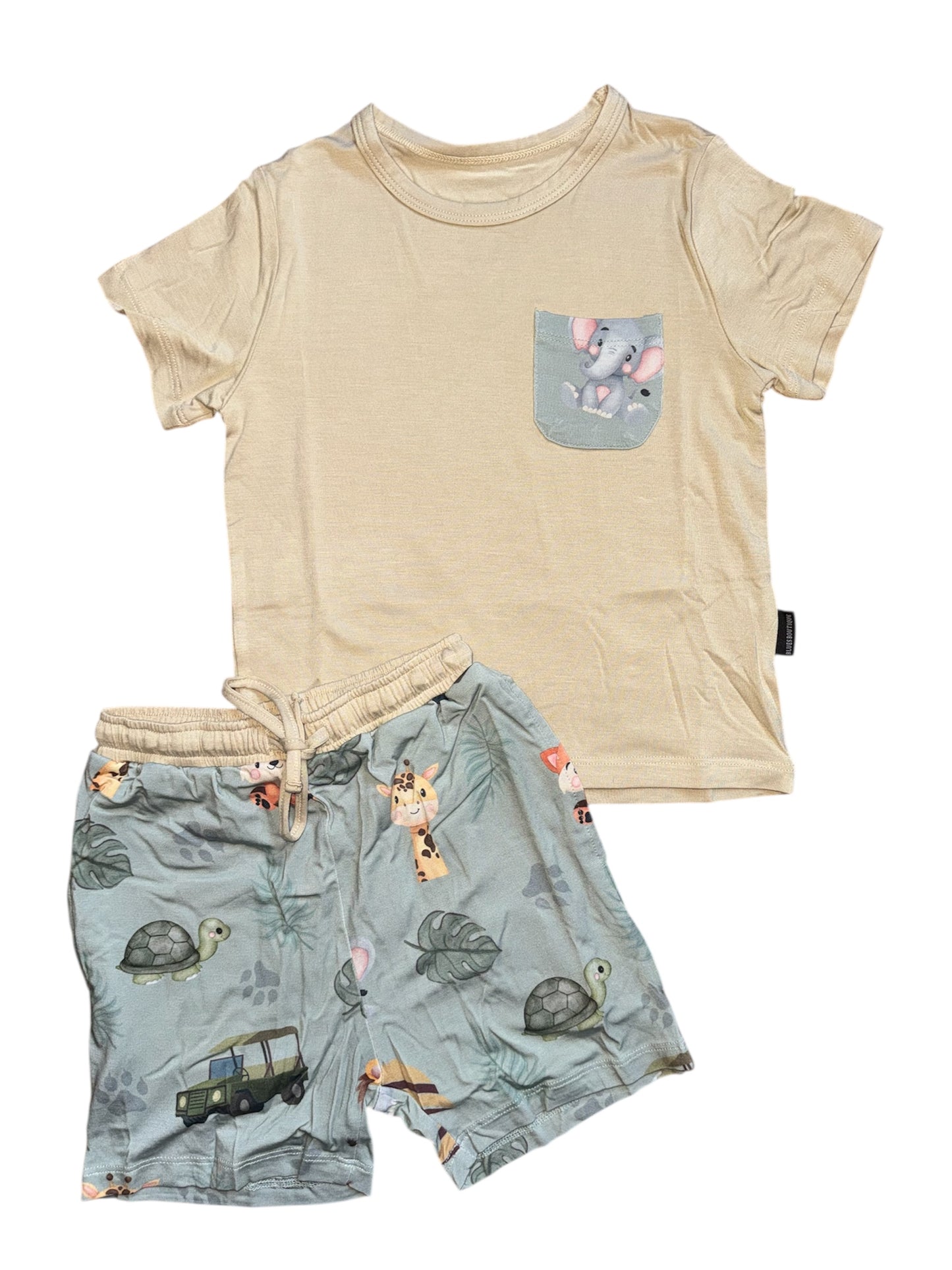 Blues Safari 2 Piece Bamboo Daywear Set
