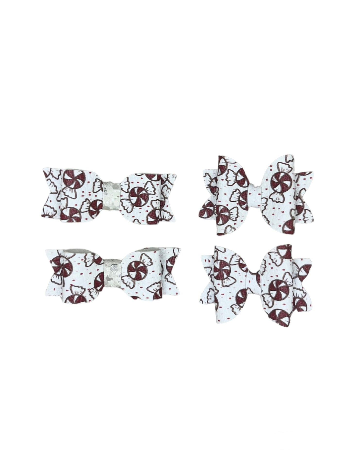 Peppermint Micro Pigtail Bows!