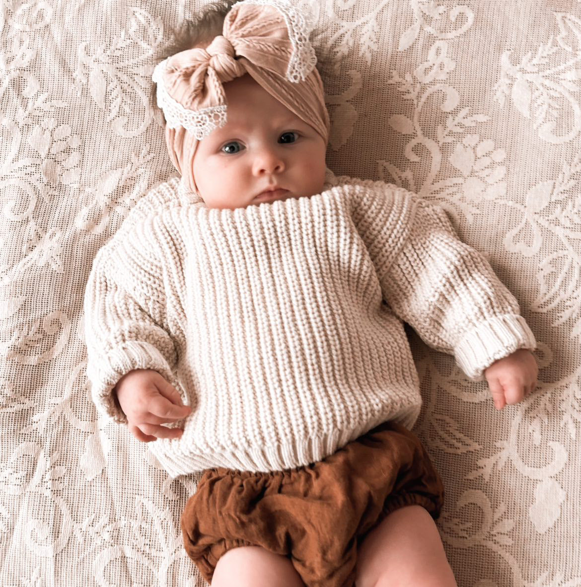 Sunflower Cable Knit Headband!