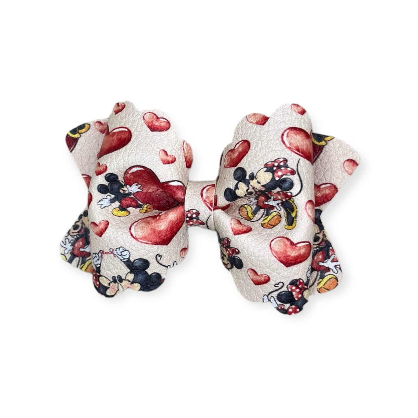 Mouse Love Scalloped Bow