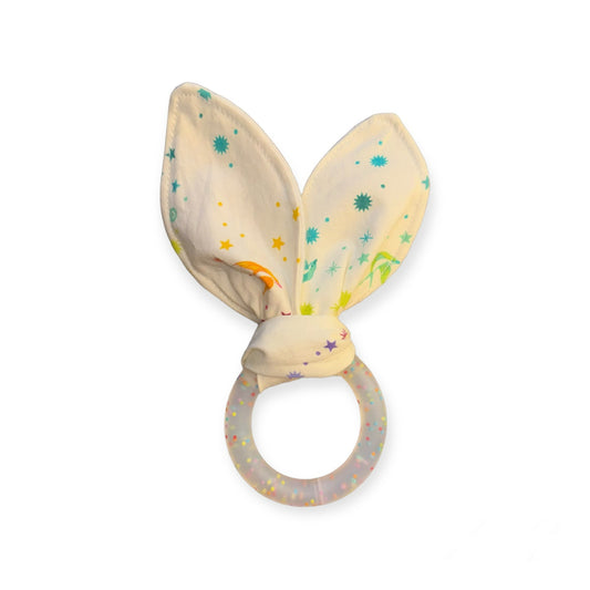 Rainbow Stars Crinkle Teether