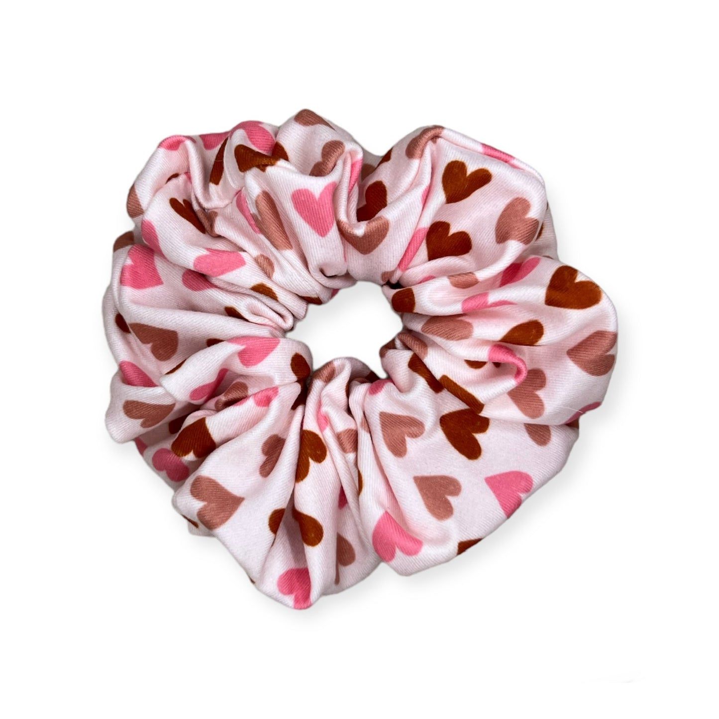 Valentine's Day Scrunchie - Boho Hearts