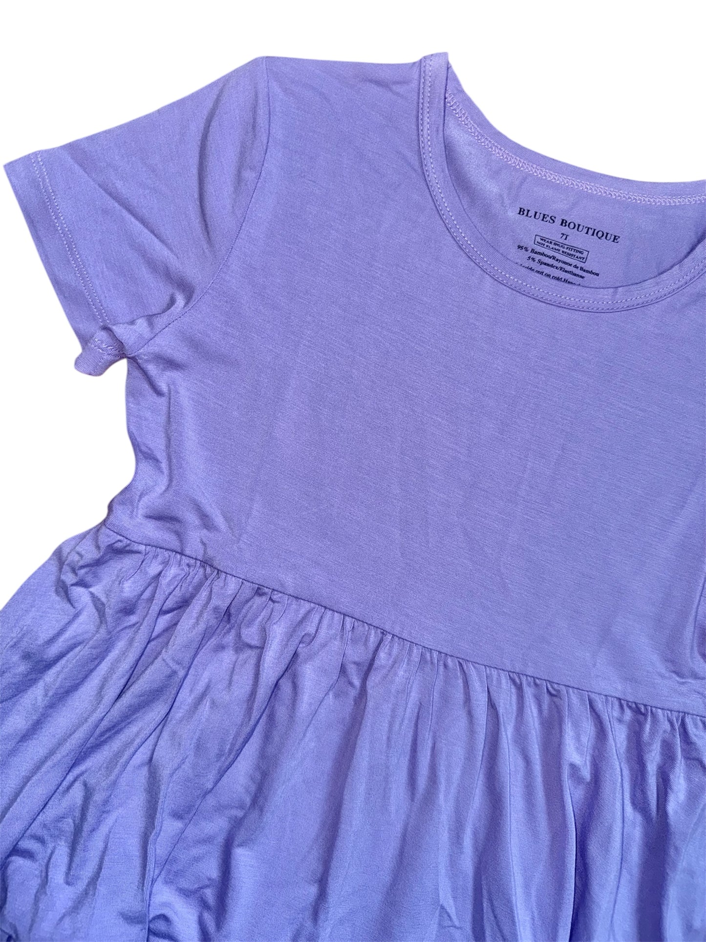 Amethyst Bamboo Twirl Dress
