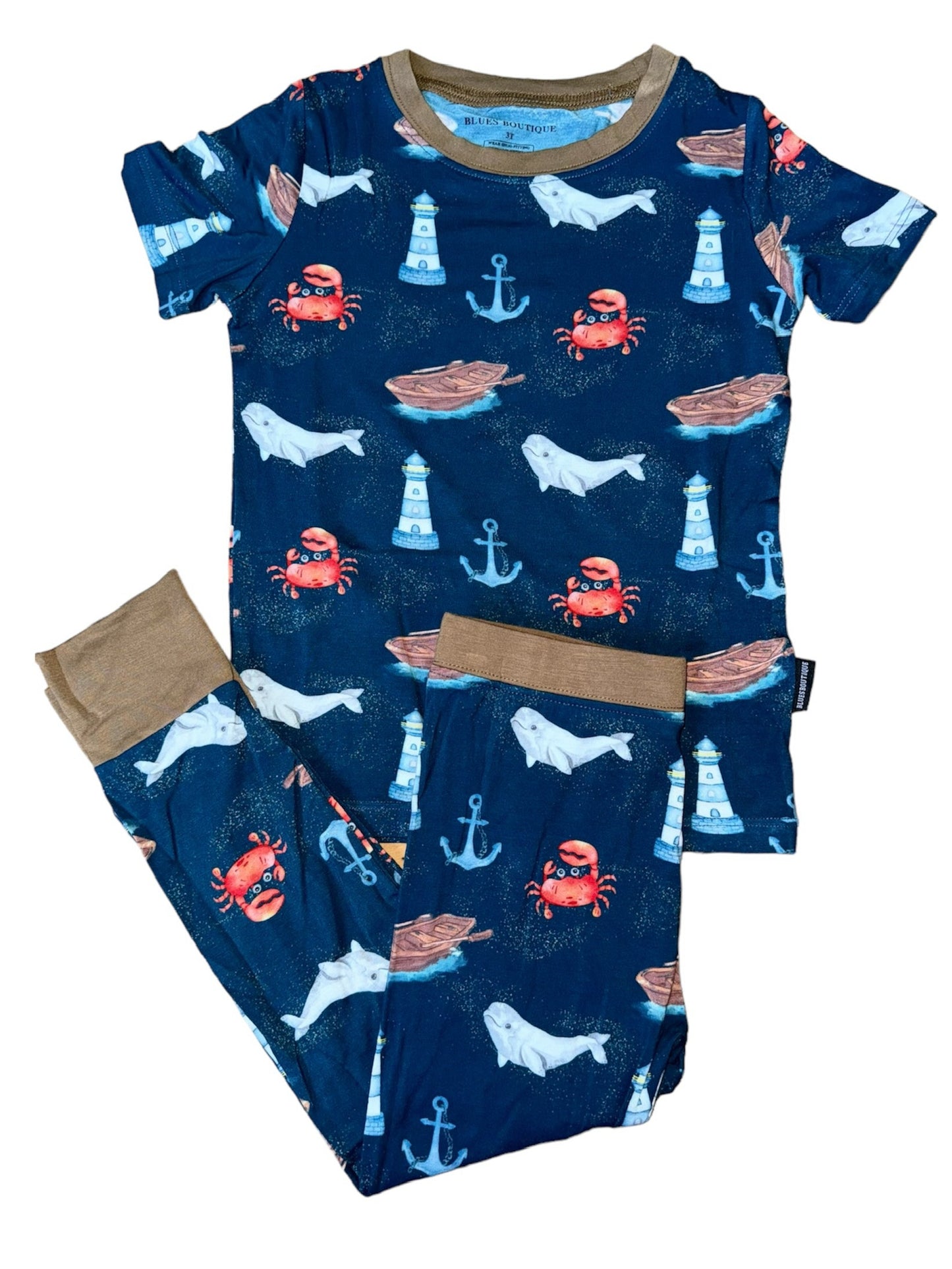 Ocean Pals 2 Piece Bamboo Sleepwear Set