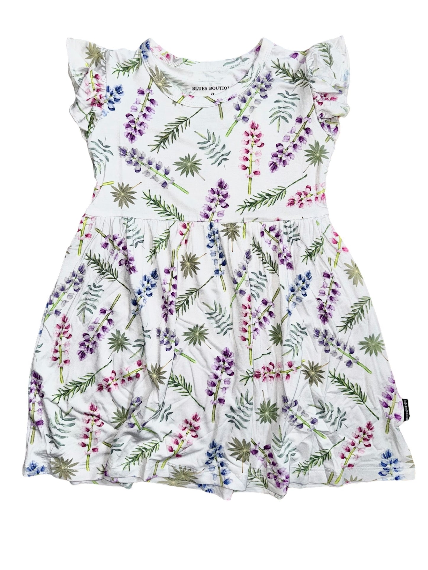 Bamboo Twirl Dress - Lupins