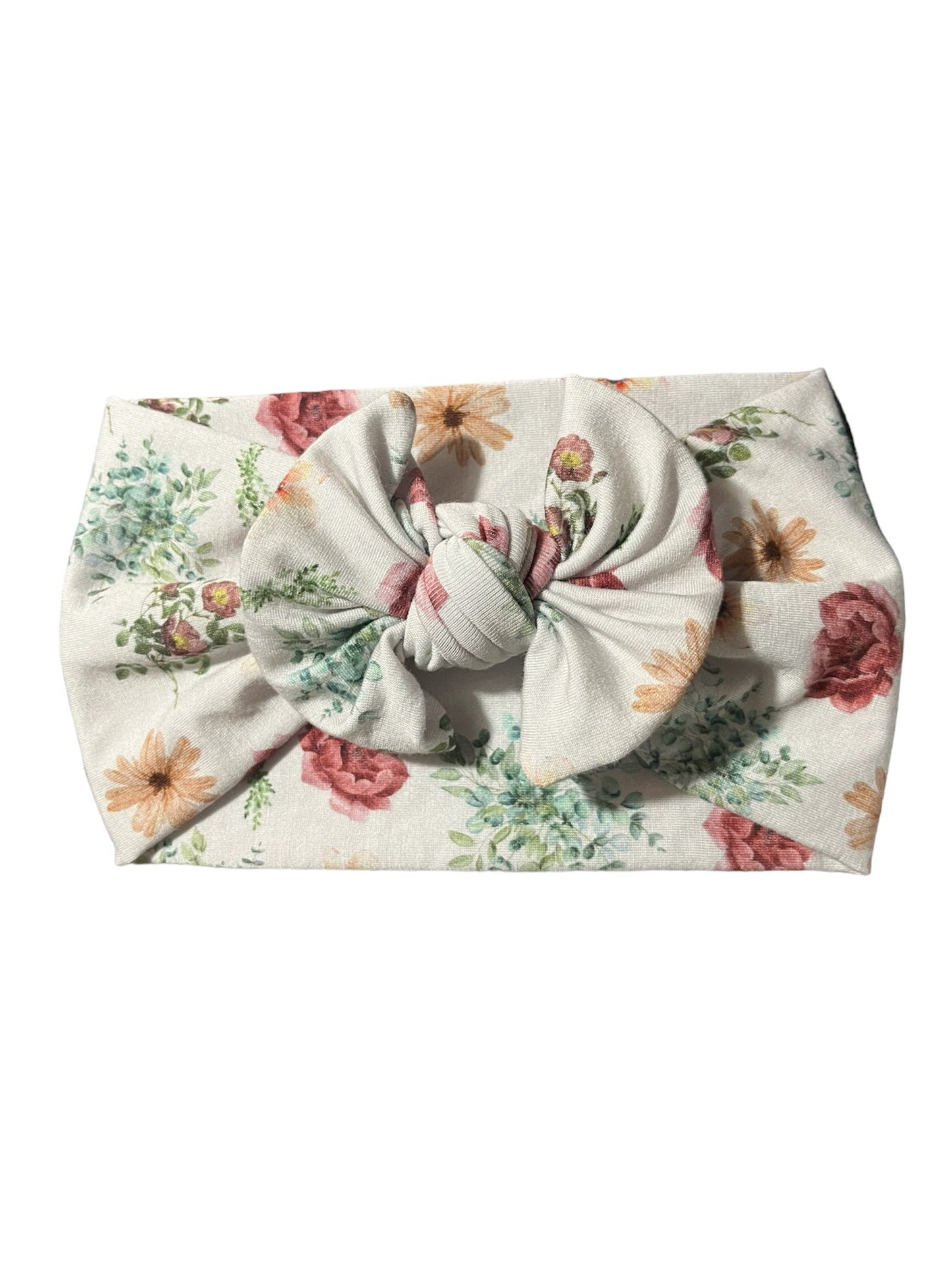 Winter Floral Bamboo Headband!