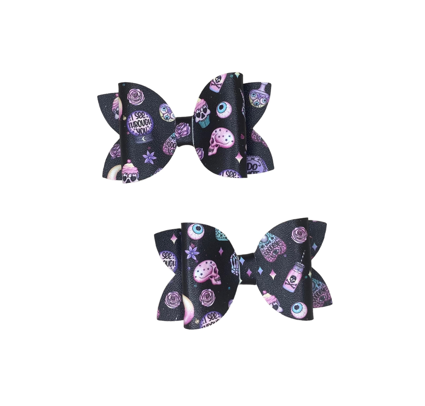 Witches Potion Pigtail Bows!