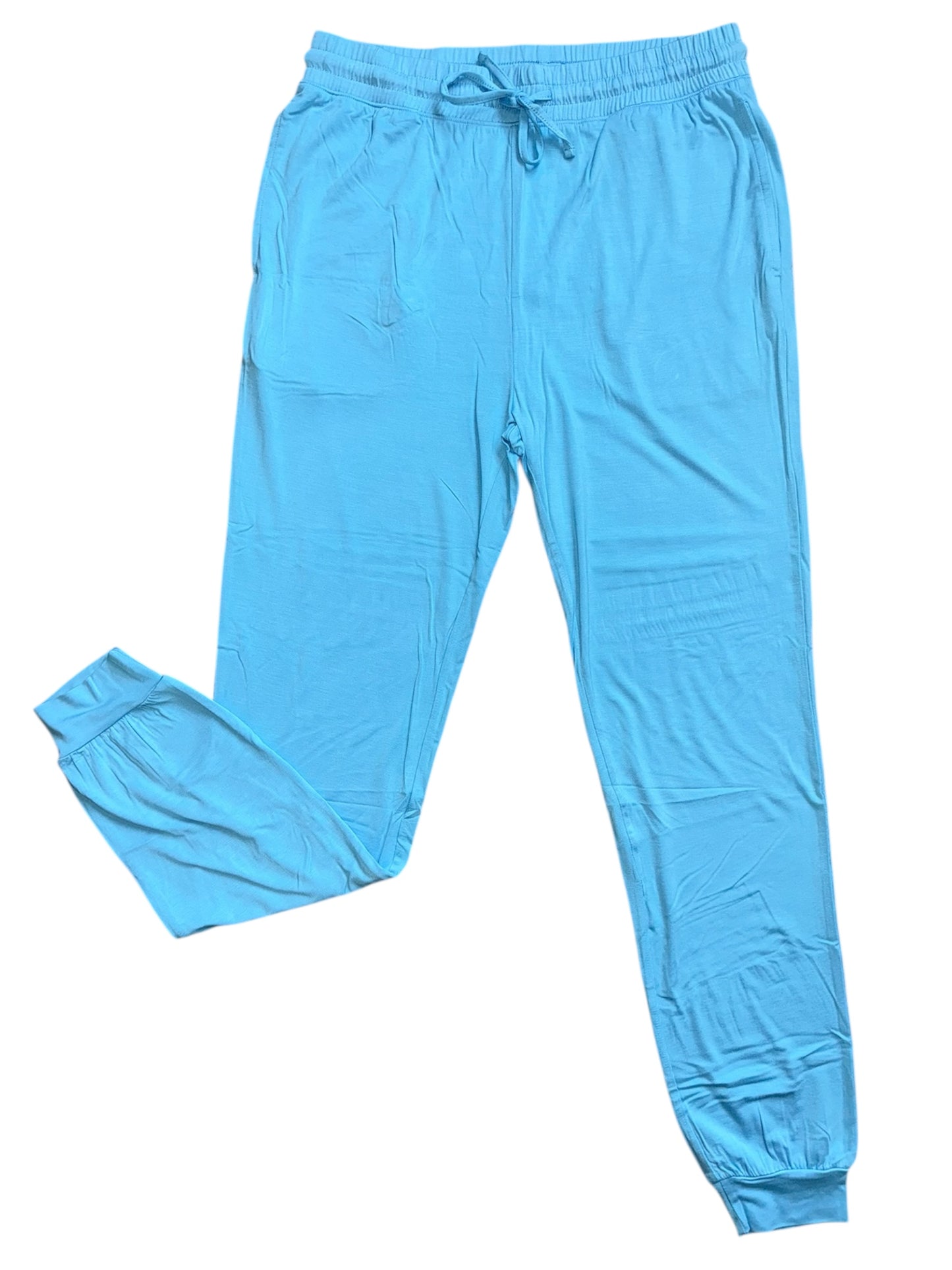 Ocean Blue Adult Bamboo PJ Bottoms