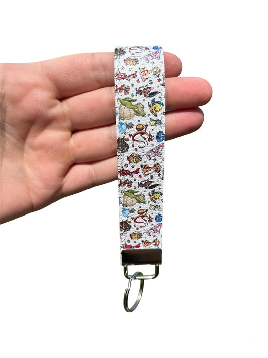 The Whole Gang Wristlet Keychain!